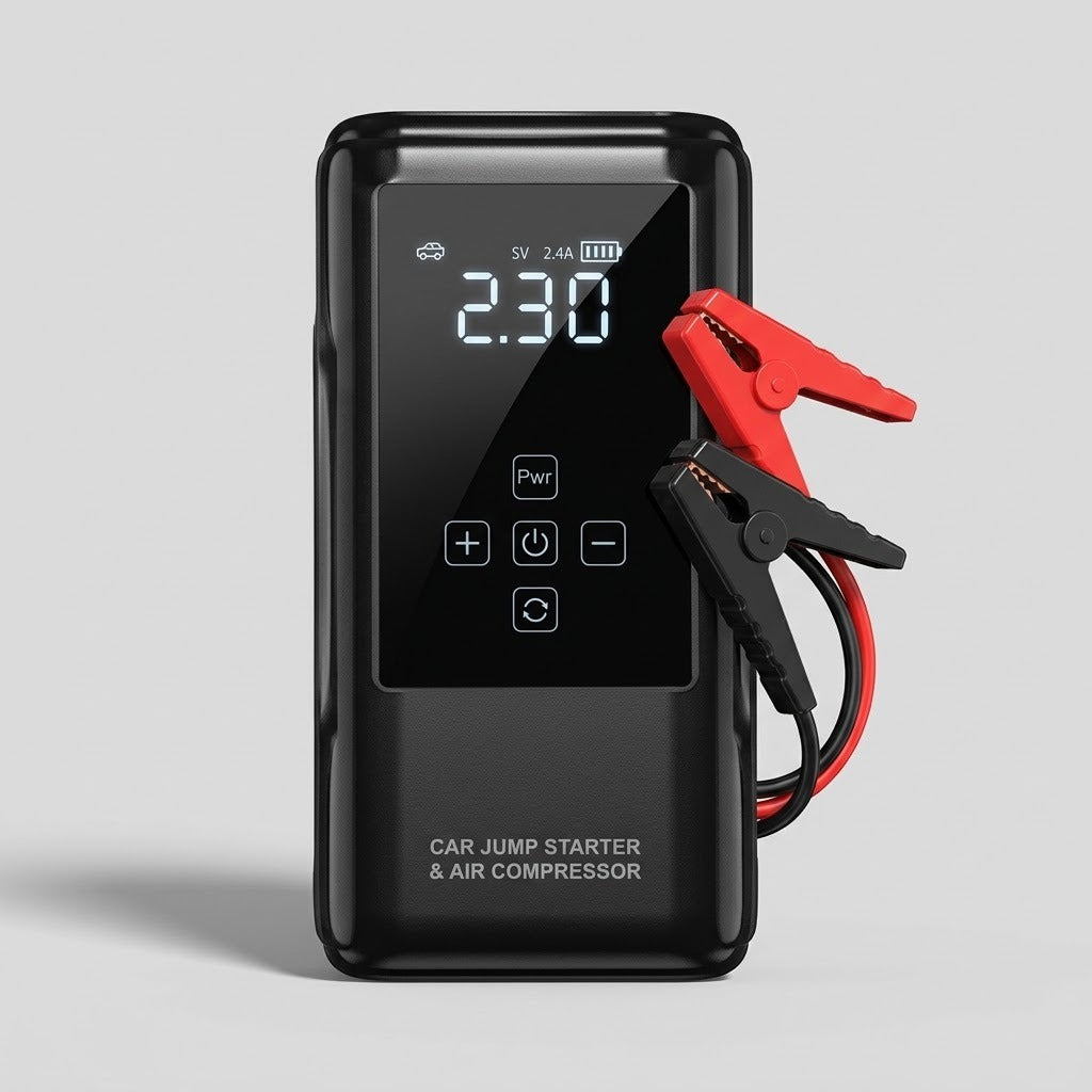 Jump-start and inflate. One unit.